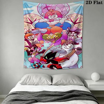 Cartoon Character Theme Pattern Home Decor Tapestry, Wall Hanging, Decorative RV Wall Cloth.XGT0914393