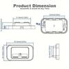 1 Set 18W Qc3.0 Usb A Port & 30W Pd Usb C Port 12V Rv Usb Outlet Charging Socket Panel With Led Light For Car Marine