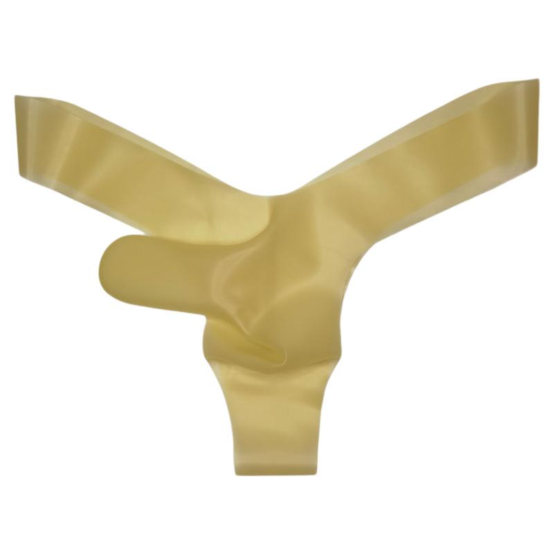 Latex Penis Sheath Thong Men'S Fetish Lingerie Panties Exotic Sexy Bullet Separation Underwear Gay Sissy Translucent Nightwear