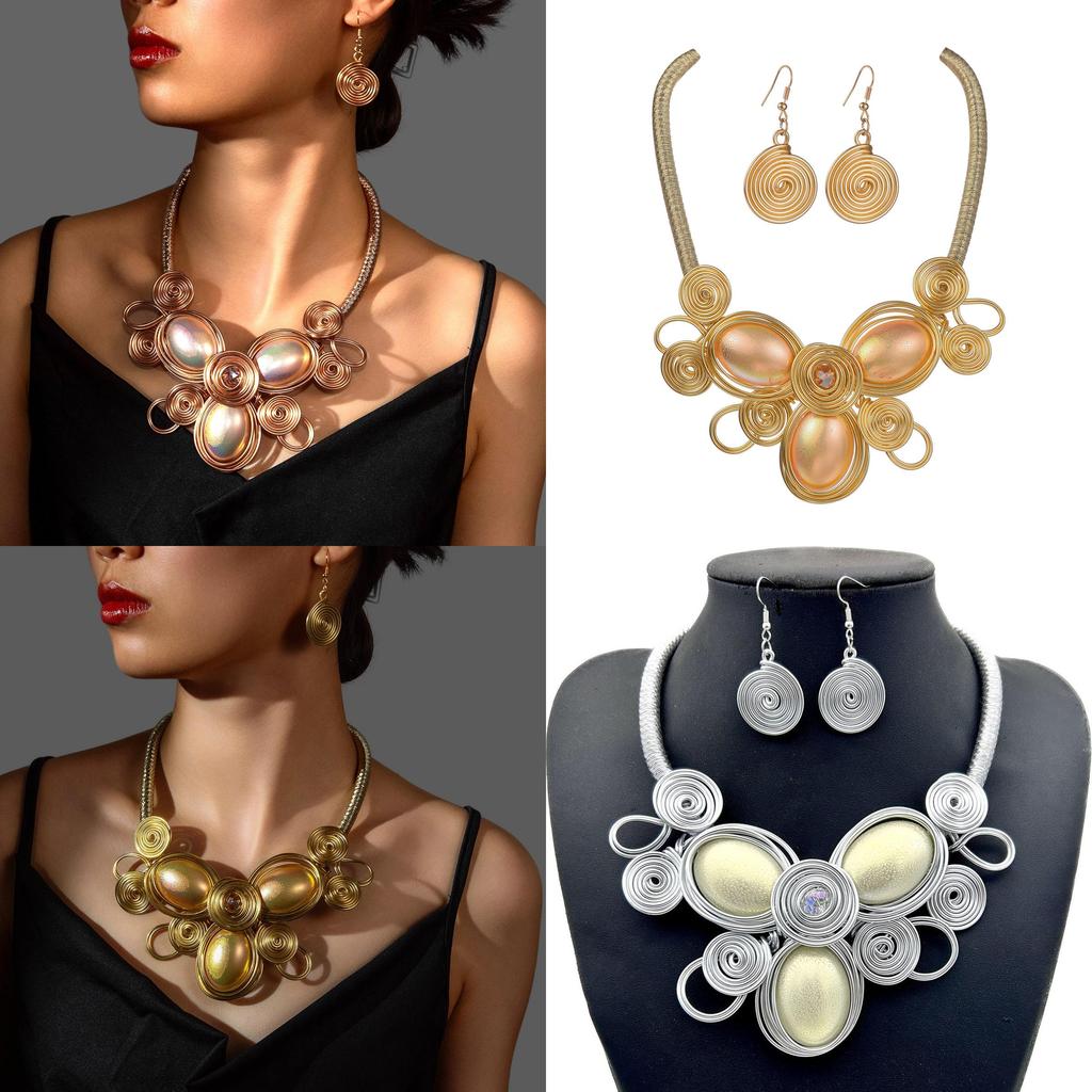 Spring 2024 European Style Jewelry Set With Alloy Animal Charms For Men And Women