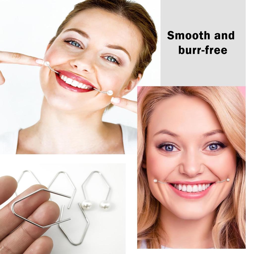 TORMEN 2pcs Dimple Makers for Cheeks,Dimple Trainer For The Face,Facial Muscle Trainer,Facial Care& Exerciser, Face Lift, Natural Dimple Shaping