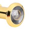 200 Degree Wide Viewing Angle Door Viewer with Heavy Duty Privacy Cover Gold