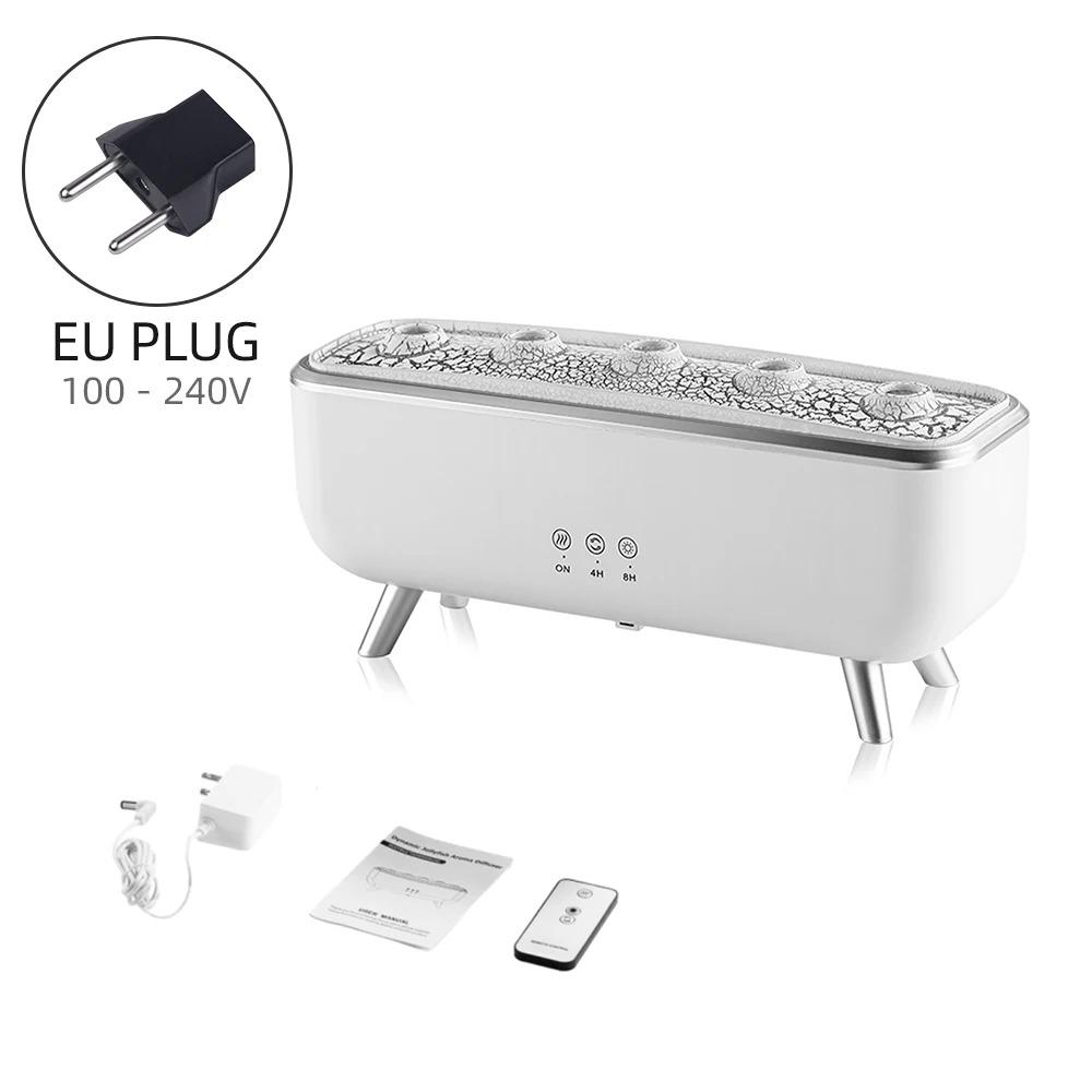 Dynamic Jellyfish Multi Spray Incense Humidifier Desktop Smoke Ring Humidifier Household 5-hole Fog Seven Color Lamp Diffuser.