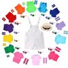 Tute colorate per la stagione della laurea dei bambini, abbigliamento da coro e da ballo