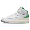 Air 2 Retro Lucky Green Herren-Sneakers Weiß Sail Light-Steel-Grey DR8884-103