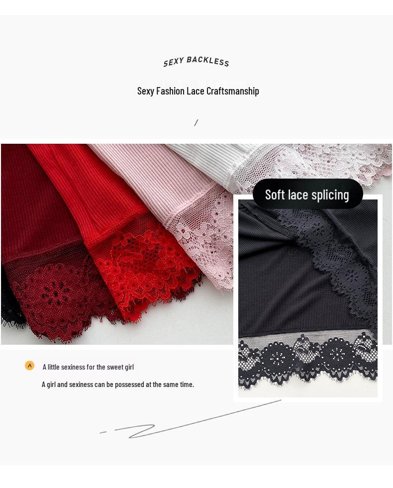 Lace Long Sleeve Pajama Set: Women's Loose-Fit Autumn/Winter Wear, Versatile for Outdoor Use.