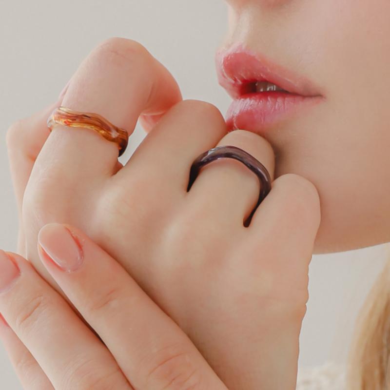 J.Lauren Formica Wave Ring 5 Pieces Set R0587