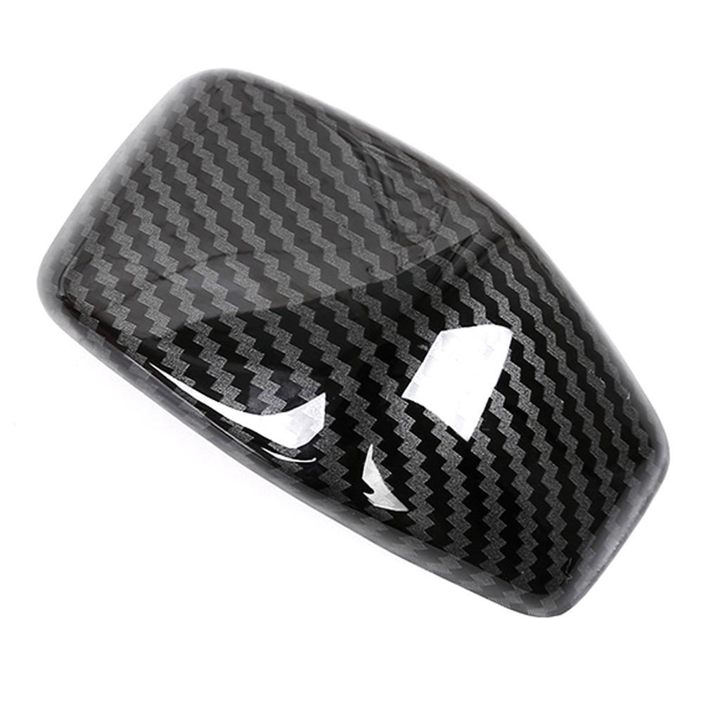 For Toyota Land Cruiser 300 J300 LC300 2022 2023 Car Accessories Carbon Fiber Grain ABS Gear Shift Knob Head Cover Trim