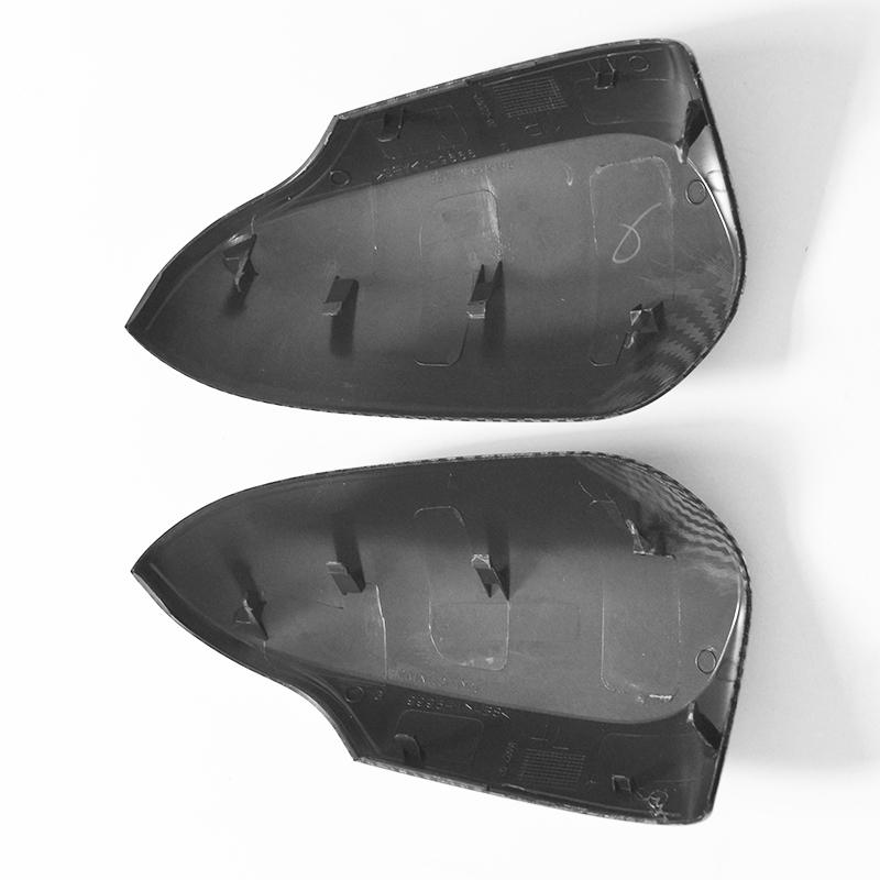 For Toyota COROLLA ALTIS Auris AXIO E170 E180 E160 2013-2017 ,black Carbon Fiber Rearview Mirror Cover Replacement Buckle