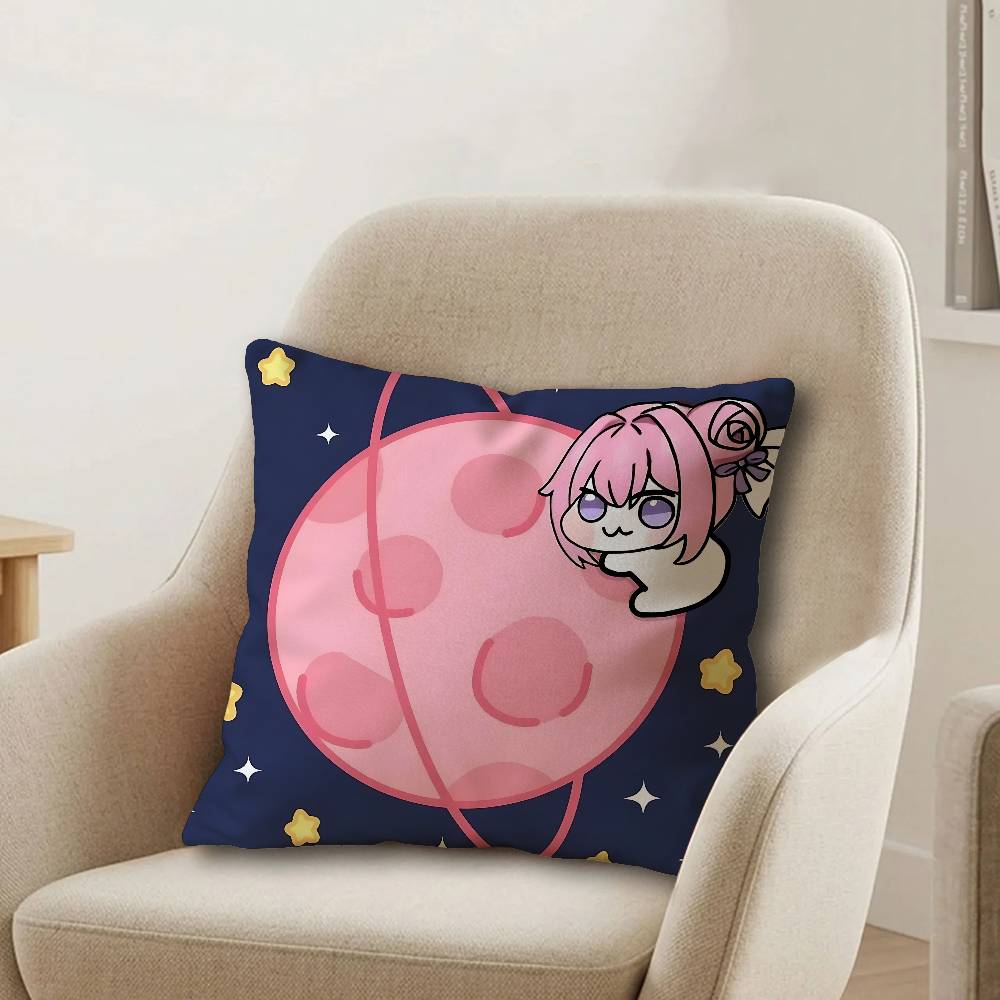 D-Doro Cute N-NIKKES Pillow Gifts Home Office Furnishings Bedroom Sofa Car Cushion Cover case 45x45cm