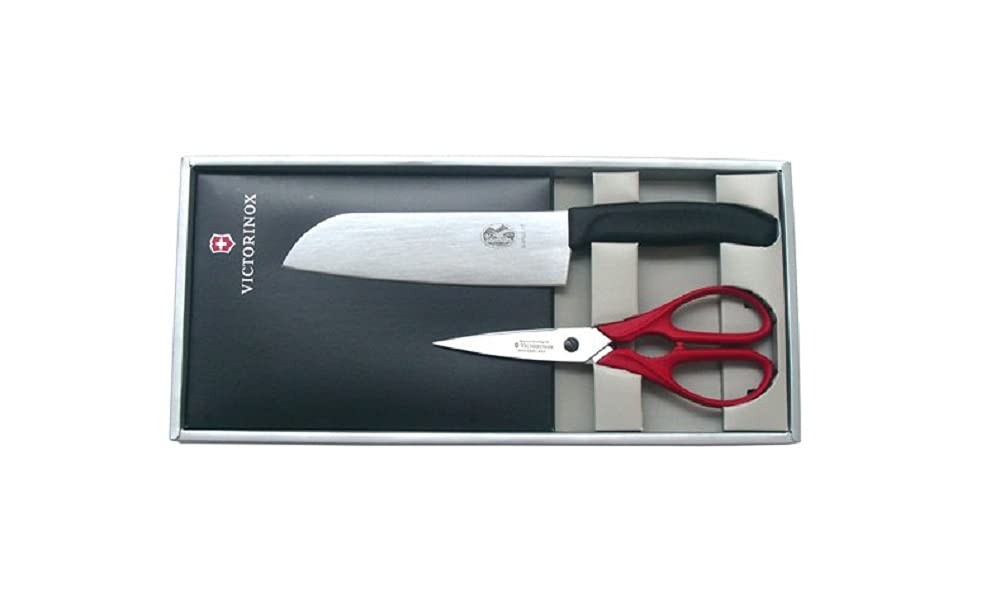 VICTORINOX Dárková sada Nůž Kuchyňské nůžky Multi 17cm Swiss Classic Malý nůž + 6.9003.2G-X1