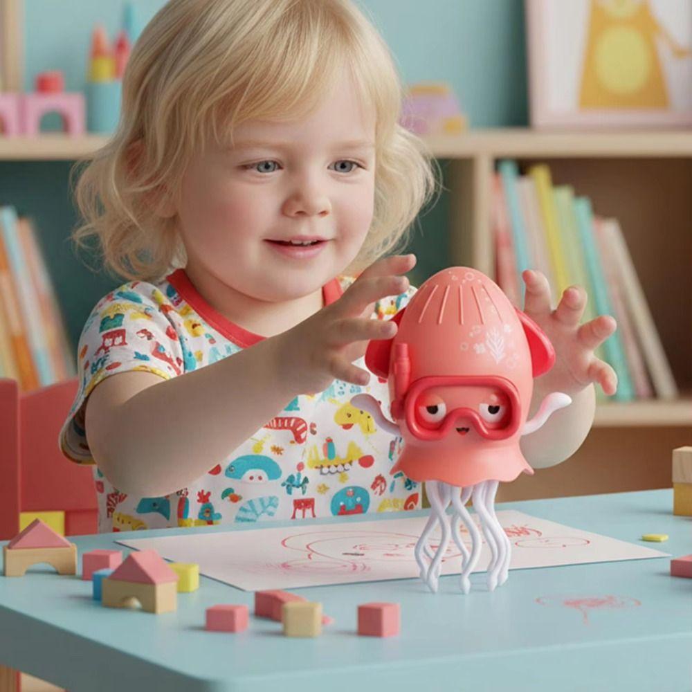 Plastic Crawling Interactive Octopus Toy Simulation Walking Dancing Octopus  Kids Toddlers