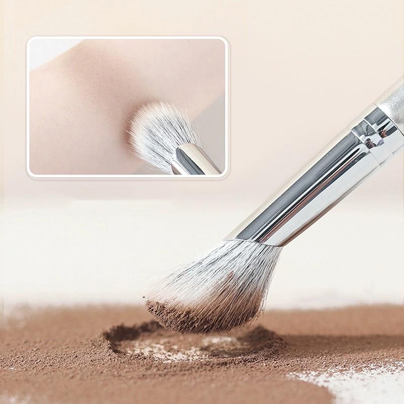 Kątowy pędzel do różu Pędzel do różu w pudrze Kremowy róż Płynny róż Pędzel do makijażu Skośny Precyzyjny pędzel do różu Narzędzia do makijażu Narzędzie kosmetyczne