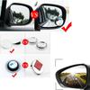 2Pcs Side Rear View Mirror Blind Spot Mirrors Round Glass Convex 360° For Car