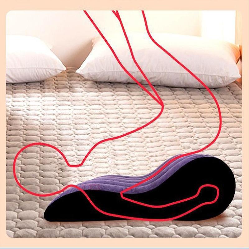 Inflatable Sofa Bed Pillow for Sex Pillow Sextoys Sexy Toys Couples Pregnancy Position Support Air Cushion  Erotic Seks