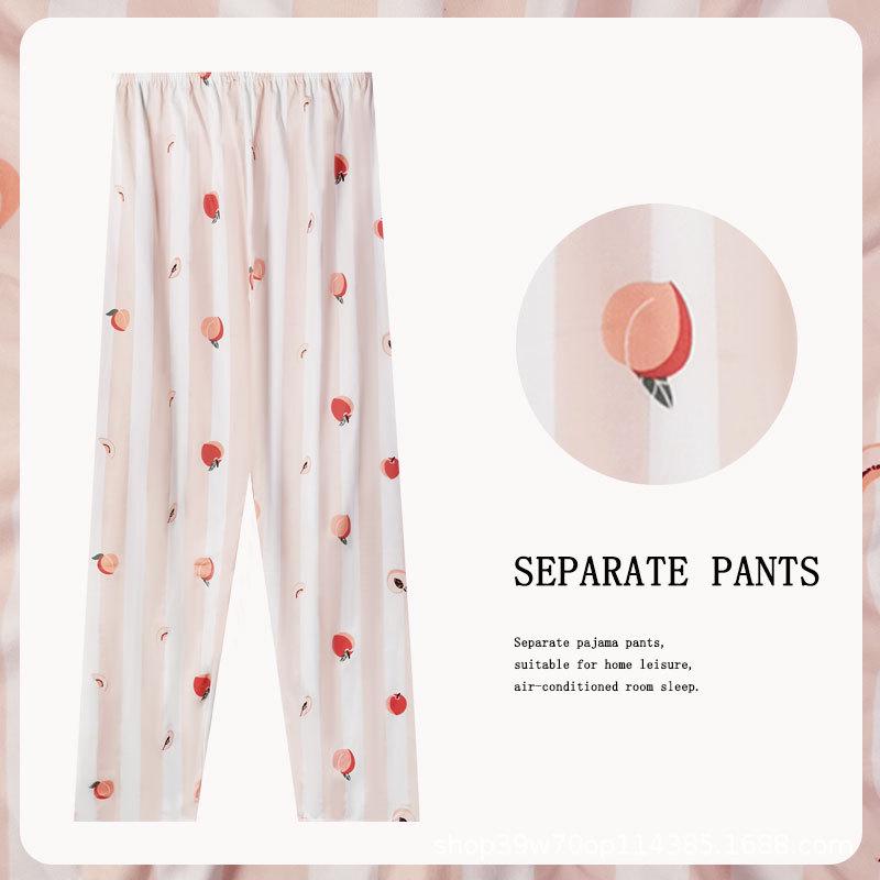 Women's Cartoon Cute Slim Fit Imitation Cotton Pants - Spring, Summer & Autumn Styles