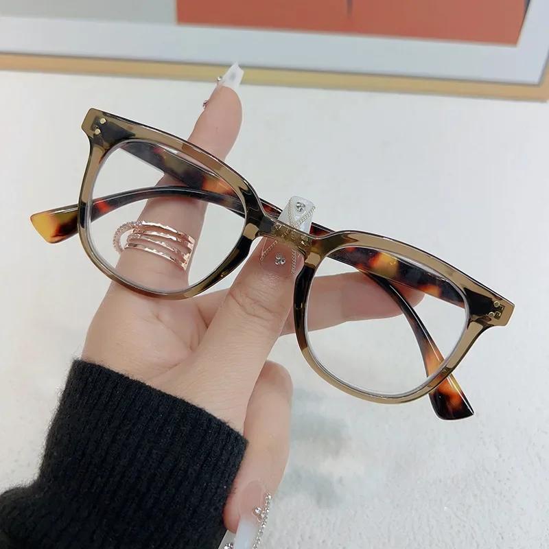Ancient Chinese Style Reading Glasses, Anti-blue Light, High-end Big Face Decoration, Fashionable Anti-fatigue Large Frame