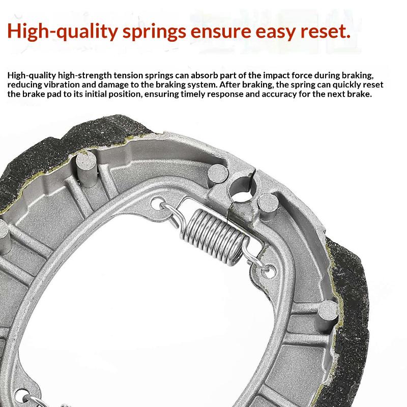 Motorcycles Brake Shoes Brake Pad Block Cg125 For Gy6 50 Gy6 80 Gy6 125 Cg125 Cg150 139Qmb 152Qmi 156Fmi Scooter Moped Atv