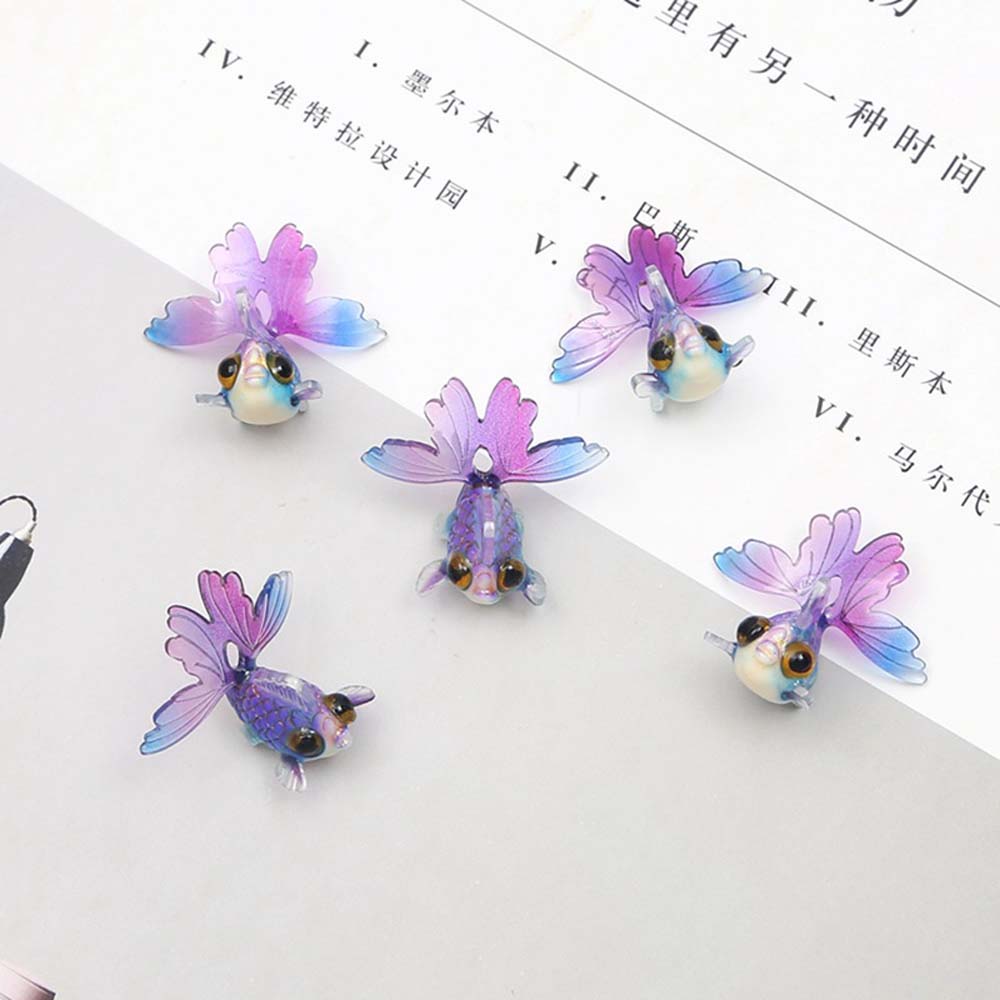 Handmade DIY Pendant Earrings Components Jewelry Findings Goldfish Pendant Earrings Accessories