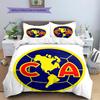 Club America Pattern Bedding Home Decoration Birthday Gift (1 * Duvet Cover + 2 * Pillowcase, Without Core)