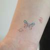 Dopamine Color Butterfly Animal Love Star Fireworks Small Picture Finger Tattoo Sticker