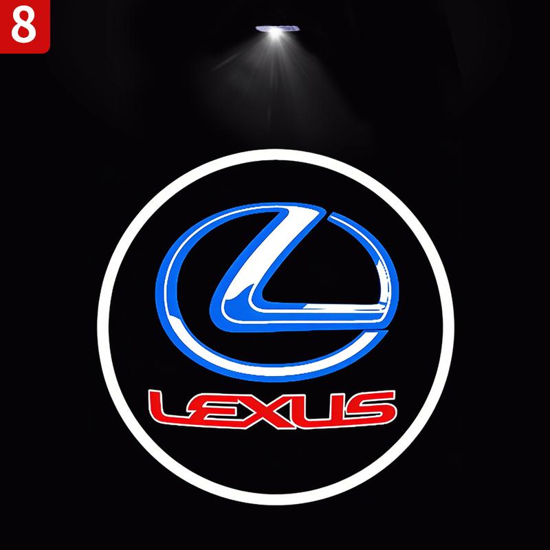 2pcs For LEXUS IS F SPORT IS250 IS300 IS350 UX UX300h UX260h UX200 LED Car Door Welcome Logo Projector Ghost Shadow Light