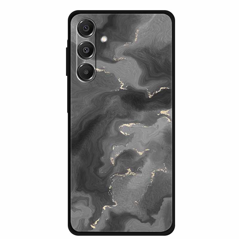 For Samsung Galaxy A14 A15 A16 5G Case Marble Soft TPU Phone Back Cover For Samsung A14 A15 4G Shockproof Silicone Painted Coque