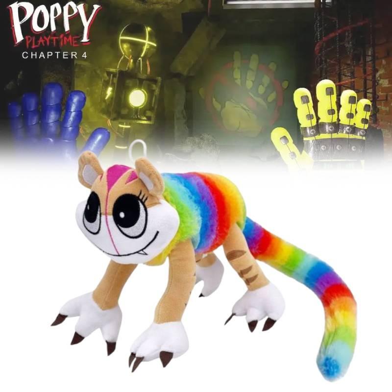Playtime Chapter Poppy 4 Rainbow Long Tailed Cat Plush Toy Stuffed Gift Doll