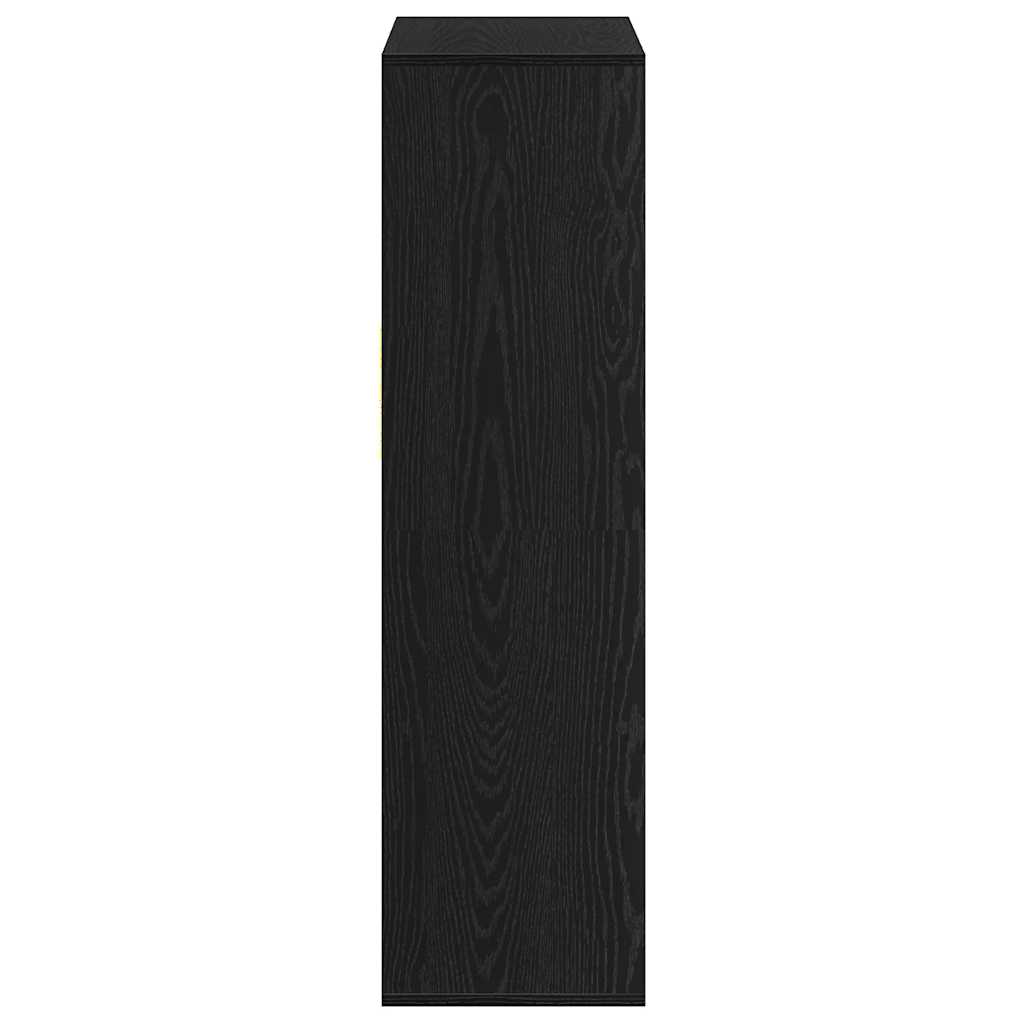 Vidaxl Bookshelf, Black, 66X31X112 Cm, Wood-Based Material