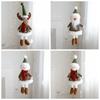 Cartoon Santa Claus Hanging Ornaments Elk Snowman Girl Christmas Tree Decoration  Party Favors
