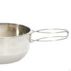 Outside Camping Bowl Dinnerware Lightweight Cooking Multifunctional with Folding Handle