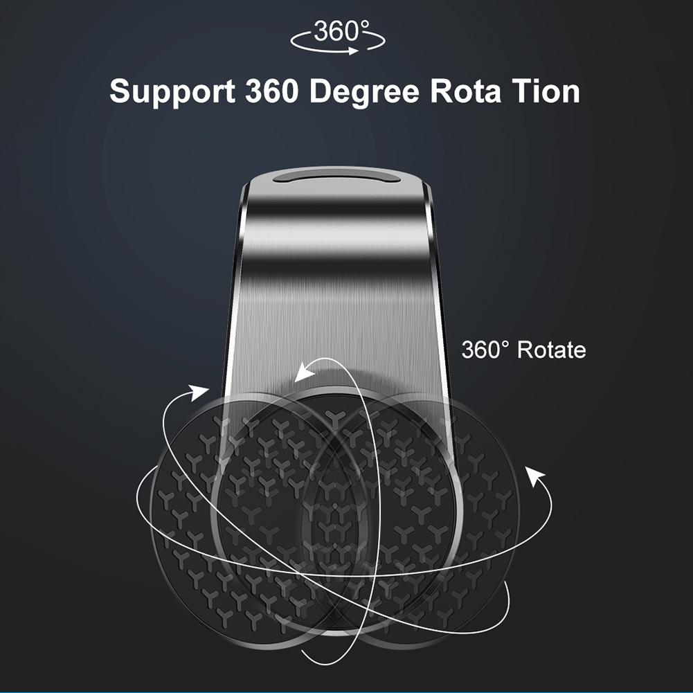 Mini Magnetic Car Phone Holder Air Vent Clip Phone Stand for Smartphones In Car Strong Magnetic Adsorption Mobile Stand