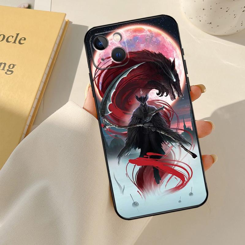 Game Bloodborne Cover For iPhone 13 14 15 16 Pro Max 12 Mini 11 14 15 16 Pro Max Plus X XR XS Max Phone Case