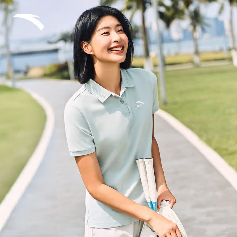 Anta Women's Regular Fit Breathable Polo Shirt