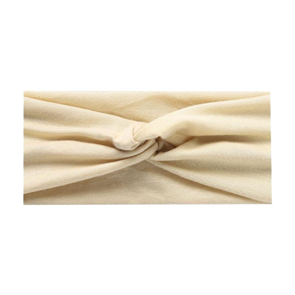 Faixa de Cabeça Larga Antiderrapante de Cor Sólida Estilo Boêmio Europeu para Yoga, Exercícios e Corrida Femininos