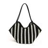 Vegetable basket woven bag women's new trendy casual lazy style single shoulder underarm tote bag commuter bag