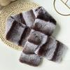Thick Plush Cross Scarf Thermal Fluffy Muffler Double Sided Stole Faux Fur Collar  Office Workers