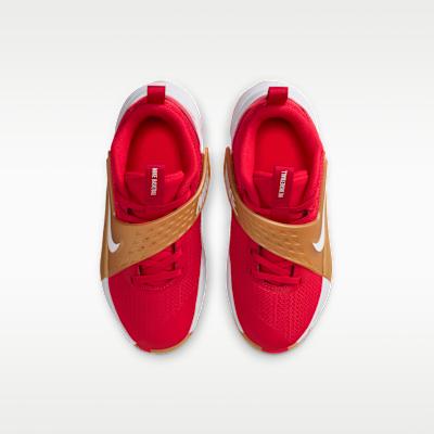 Nike Team Hustle D 12 University Red Metallic Gold (PS)