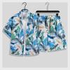 Men's Plus Size Summer Floral Shirt Set for Beach Vacation 2026