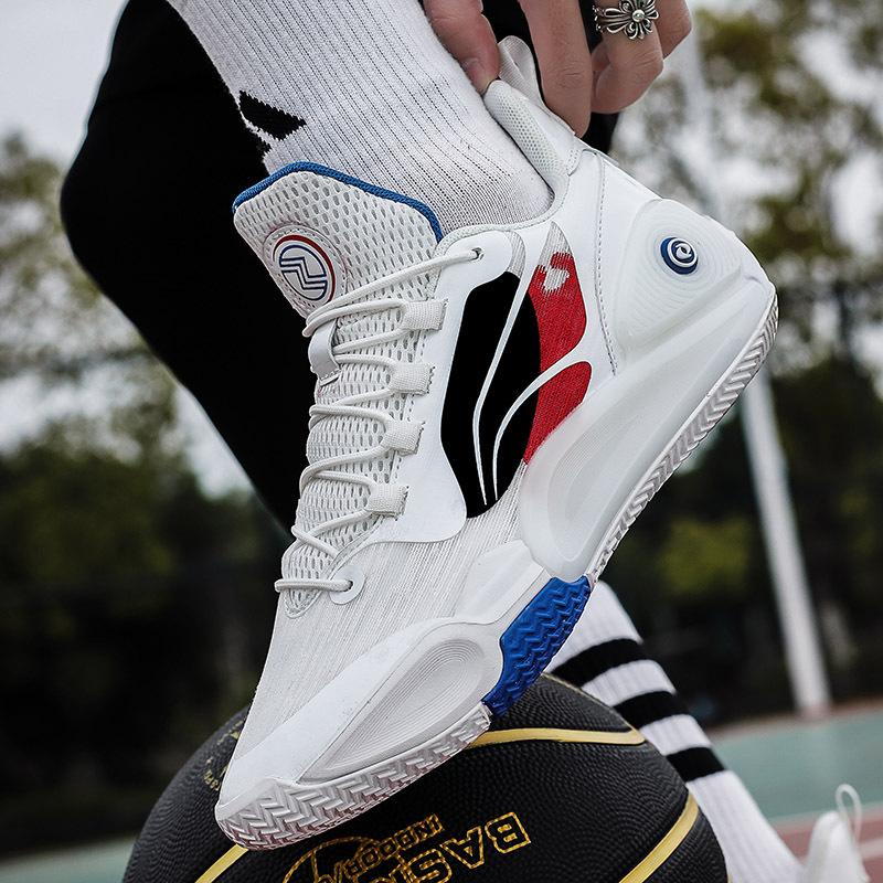 Blitz 9 basketball shoes actual game sneakers youth low-top running shoes wear-resistant and non-slip male and female students shoes