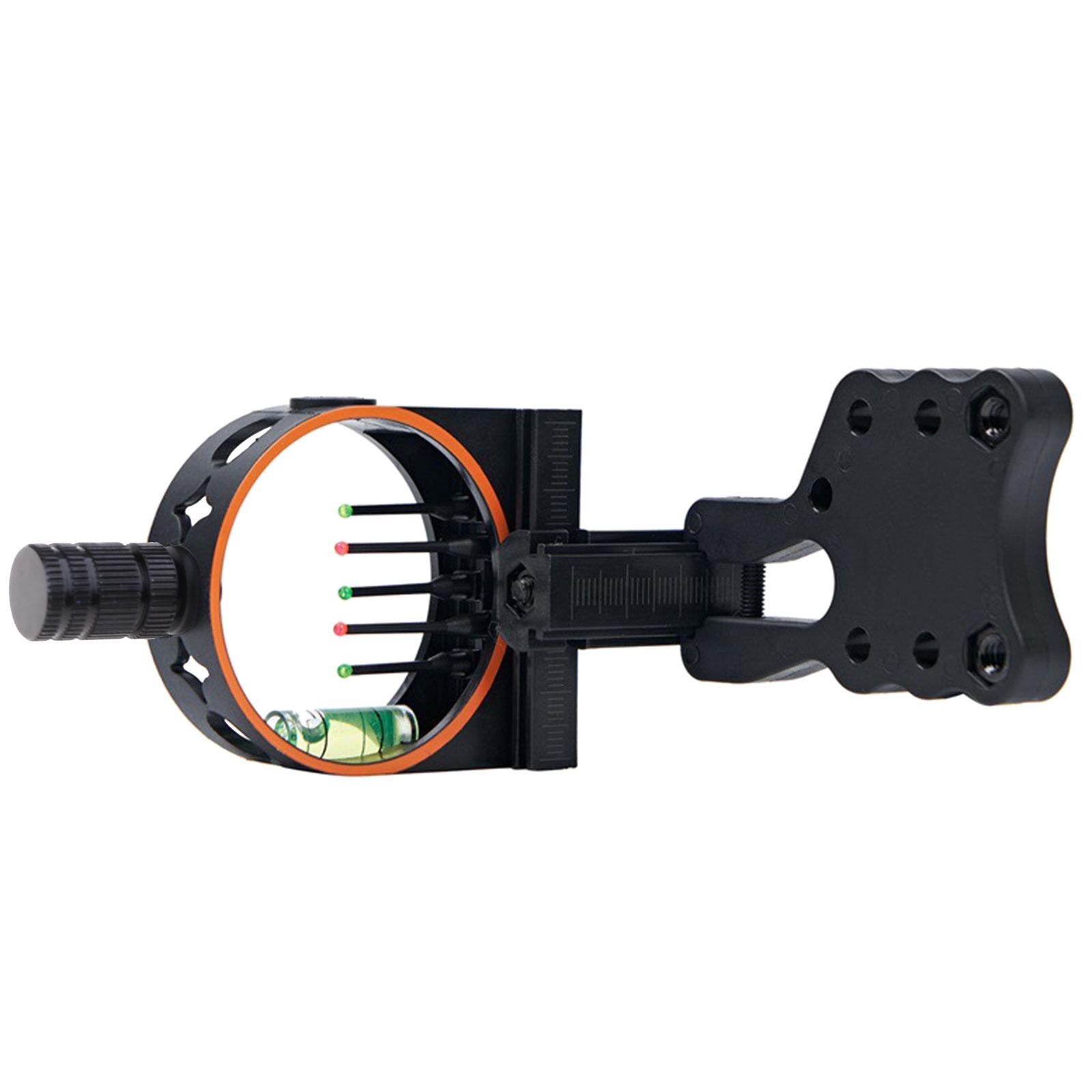 

Приціл для блочного лука Стрільба з лука 5-піновий приціл для лука Пластиковий п ятиголчастий приціл для прицілювання для полювання на відкритому повітрі Стрільба Простий у використанні