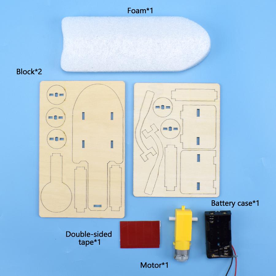 Zestaw szkolny do montażu łodzi Nauka Edukacja STEM Zabawki naukowe dla chłopców Zestaw do eksperymentów naukowych dla dzieci Zabawki edukacyjne dla dzieci