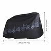 Durable PEVA Bicycle Rain Cover Black&White Waterproof Bike Cover All-Weather Electric Bikes Covers Outdoor Use