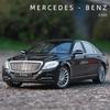 Welly 1/24 Mercedes-Benz S-Class S500 Alloy Car Model Diecast Metal Toy Vehicles Car Model High Simulation Collection Kids Gifts