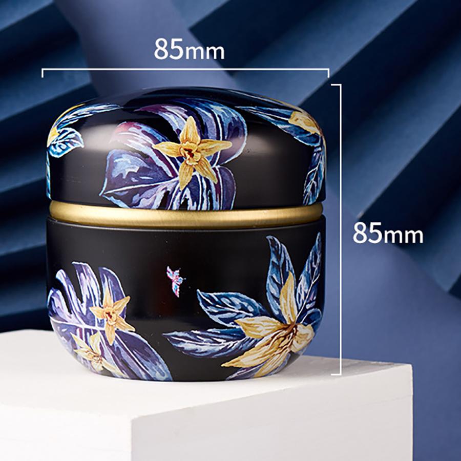 Empty Tea Tin Loose Tea Containers With Lid Sealed Jar Metal Coffee Candy Cans Jewelry Boxes Candy Cans Round Can