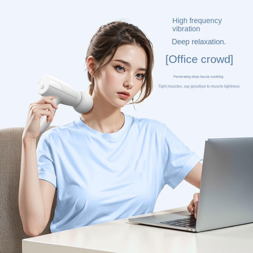 Handheld Deep Tissue Massager Electric Deep Tissue Massagegun Electric Fascia Massager  Men