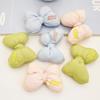 Candy Color Embroidered Bowknot: Fresh Fabric DIY Accessories for Shoes, Socks, Bags, Hair, and Clothing.
