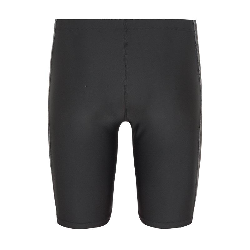 Stylish Men's Quick-Dry Mid-Leg Racing Swim Trunks with Anti-Embarrassment Design for Professional Training