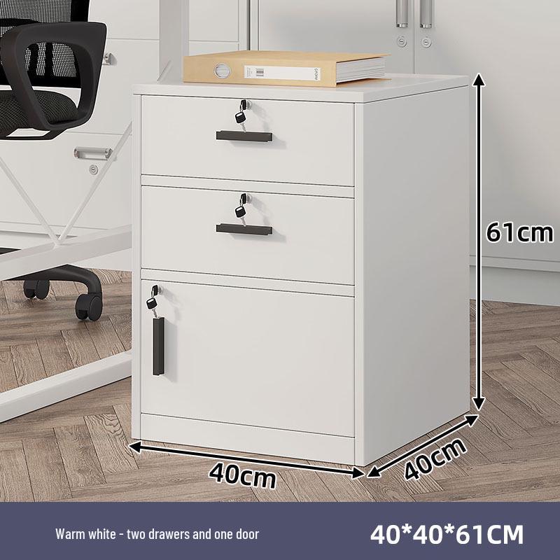 Modern Minimalist Filing & Archive Cabinet with Lock for Home & Office Storage