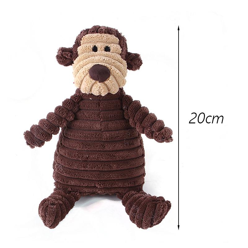 Corduroy Squeaky Dog Chew Toys for Small Medium Dogs Bite Resistant Puppy Toy Squeaker Dog Toys Pets Products Mascotas Supplies